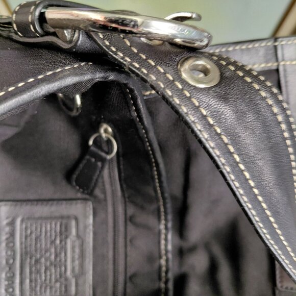 Coach Vintage Y2K F10192 Small Soho Black Leather Bag - Picture 6 of 6